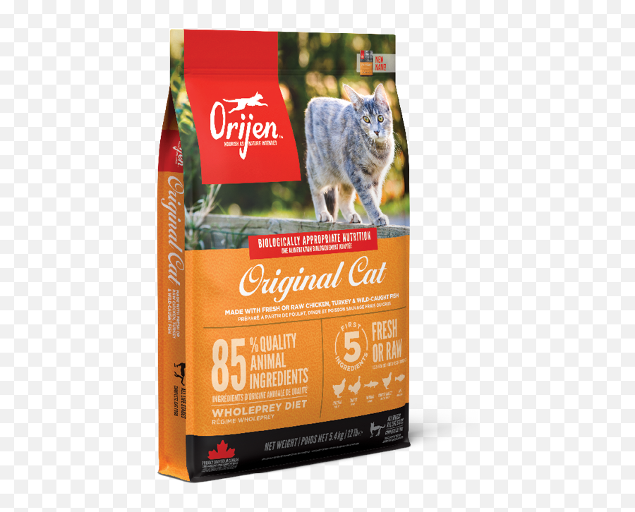 Original Cat - Orijen Cat Food Png,Which Advertising Icon Is Usually Depicted Carrying A Cane?