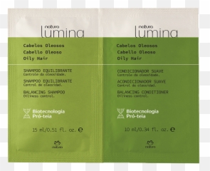 Lumina Shampoo And Conditioner For Oily Hair Sample - Natura png