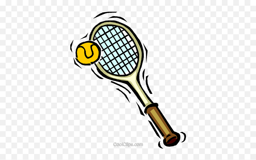 Tennis Racket And Ball Royalty Free Vector Clip Art - Vector Tennis Racket Png,Tennis Racquet Png