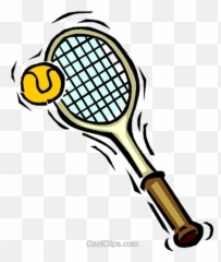 Tennis Racket And Ball Royalty Free Vector Clip Art - Vector Tennis Racket Png,Tennis Racquet Png