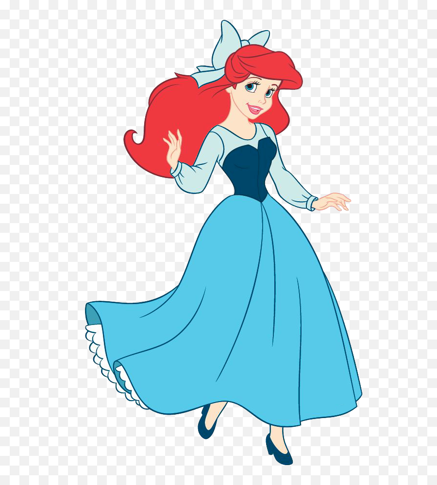 Disney Princess Ariel Png - Ariel Blue Dress Png Full Size Little Mermaid Blue Dress,Ariel Png