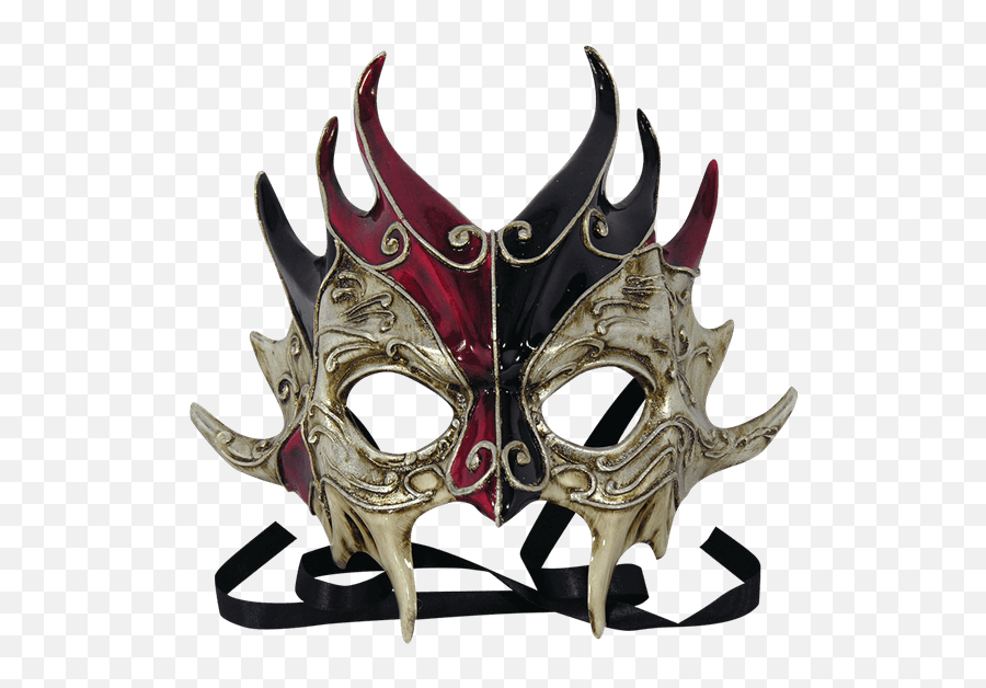 Venetian Fiend Masquerade Mask - Masquerade Mask Template For Men Png,Phantom Of The Opera Mask Png
