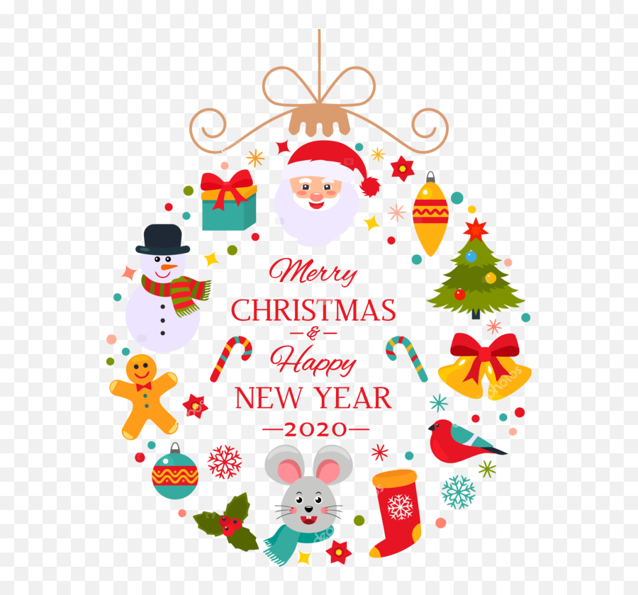 Download New Year Text Christmas Eve For Happy 2020 Holiday - Merry Christmas And Happy New Year 2020 Png,Merry Christmas Text Png