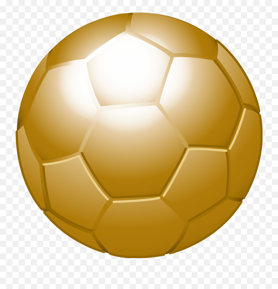 Gold Football Ball - Gold Ball Vector Png,Gold Ball Png