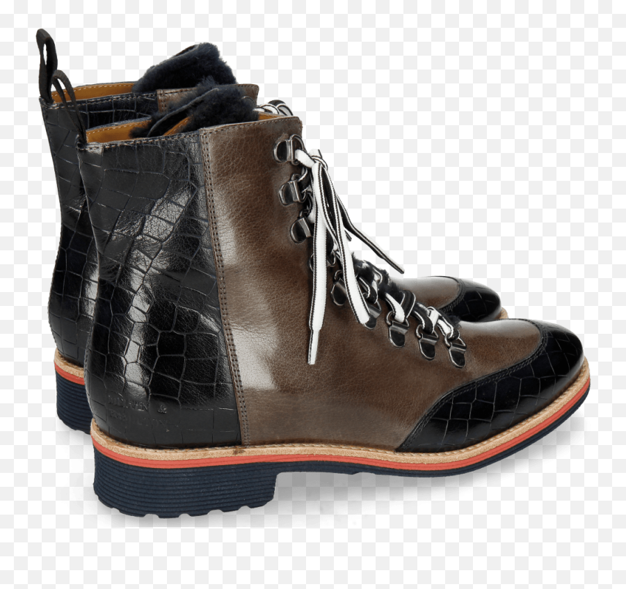 Amelie 71 Crock Navy Classic Grigio - Work Boots Png,Fur Png