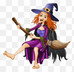 Witch Clipart - Czarownica Grafika Png,Witch Transparent