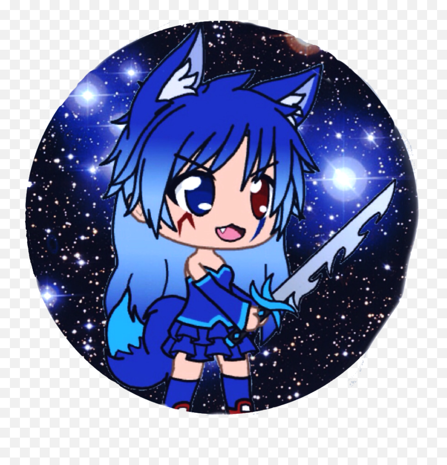 Gacha Anime Roblox Transparent Blue Wolf Png - Cartoon Anime Girl Hybrid Wolf,Roblox Transparent Background