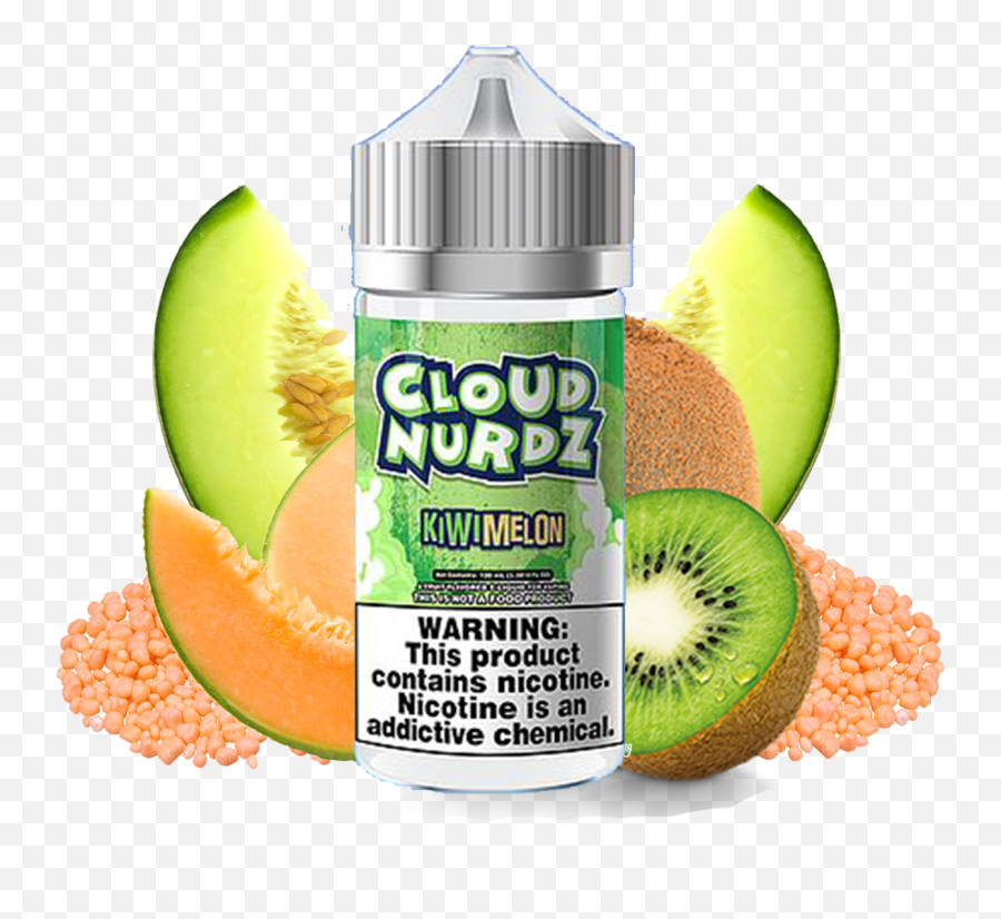 Cloud Nurdz - Kiwi Melon 100ml Vape Juice Cloud Nurdz Grape Strawberry 100ml Png,Kiwi Transparent