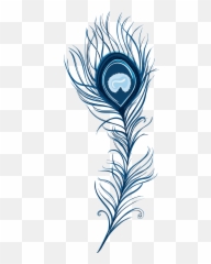 Clipart Free Feather Transparent - Clipart Peacock Feather Png,Peacock Png