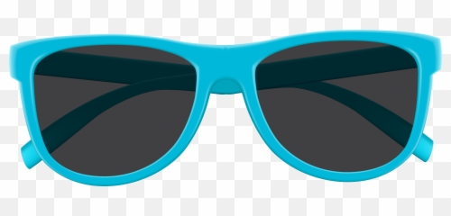 Sunglasses Clipart Blue - png