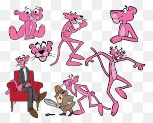 Pink Panther Transparent Background Png - Cartoon Transparent Pink Panther,Panther Transparent