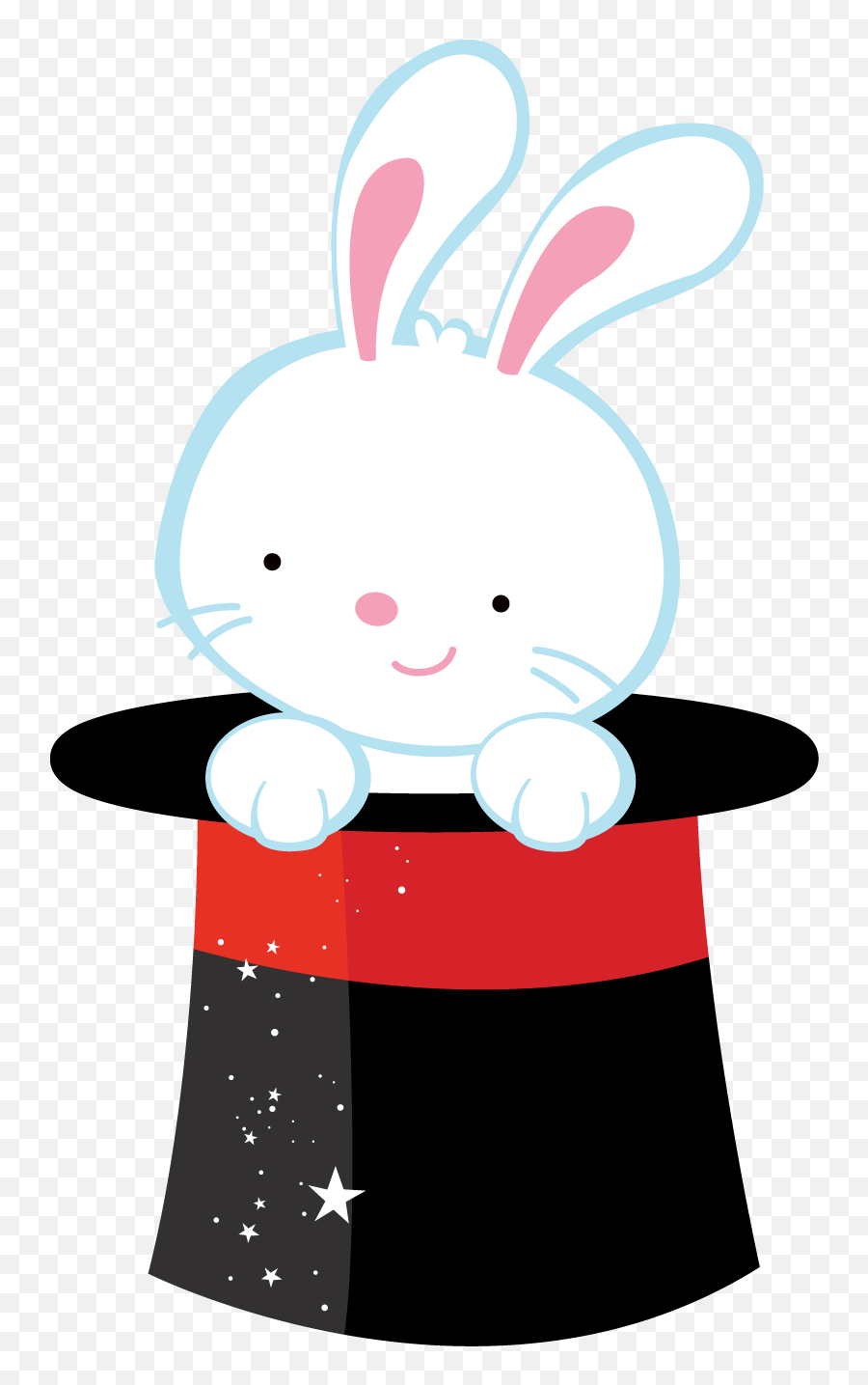 Circus Clipart Rabbit - Rabbit In Hat Clipart Png,Rabbit Clipart Png