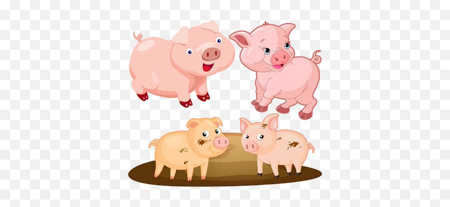 Download Pigs Clipart Picture Royalty - Transparent Background Free Pig Clipart Png,Pigs Png