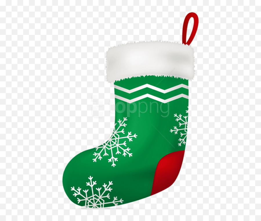 Blue Christmas Stocking Clipart - Christmas Stockings Clip Art Green Png,Stocking Png