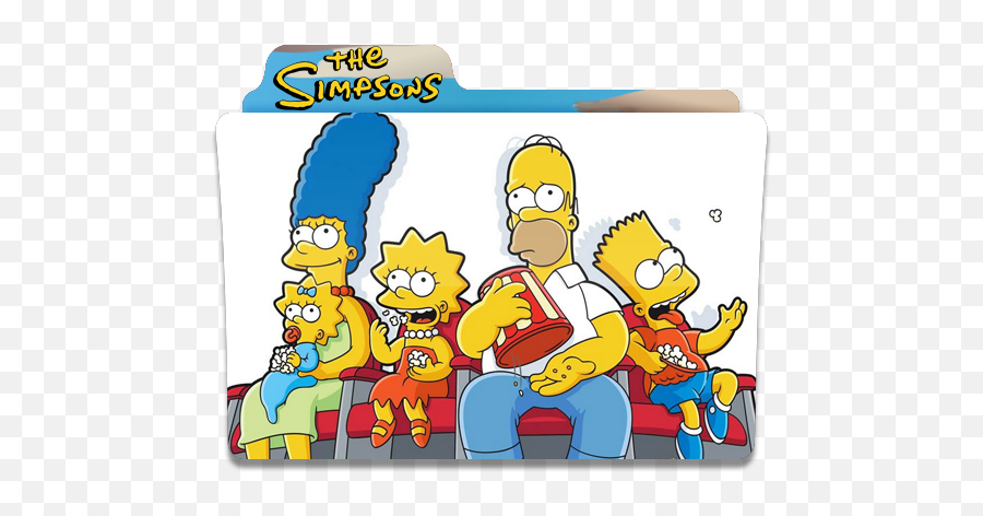 The Simpsons Cine Folder Folders Free Icon Of - Simpsons Movie Png,The Simpsons Png