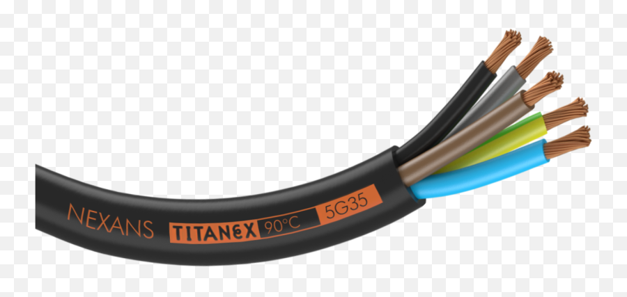 Download Titanex H07rn - F Rubber Cable Wire Png Image With Nexans Cable,Cables Png