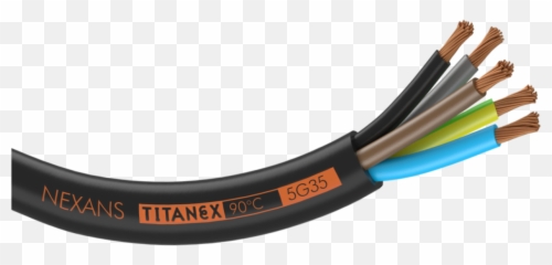 Download Titanex H07rn - F Rubber Cable Wire Png Image With Nexans Cable,Cables Png