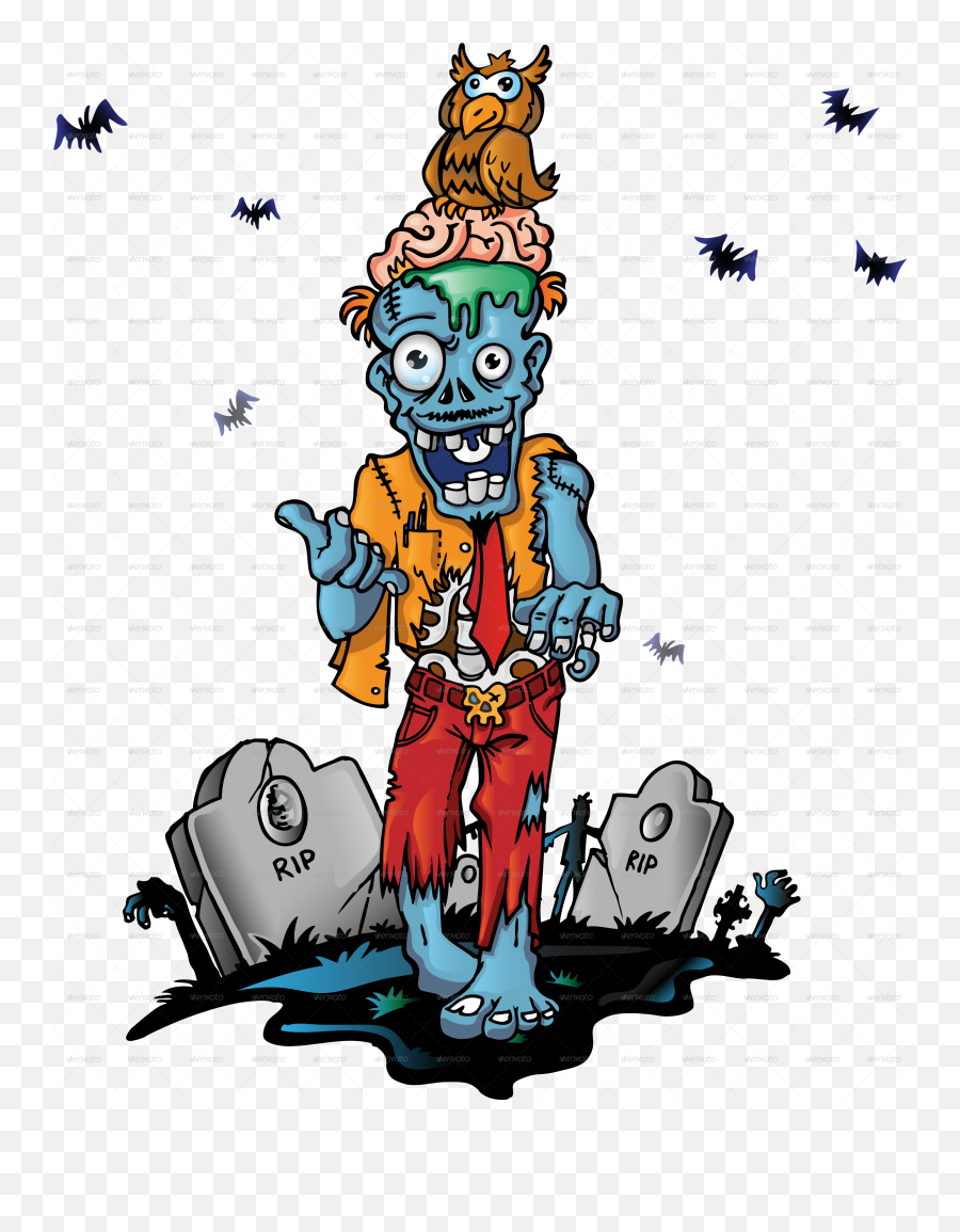 Zombie Cartoon - Zombie Cartoon Transparent Background Cartoon Png,Zombie Transparent Background