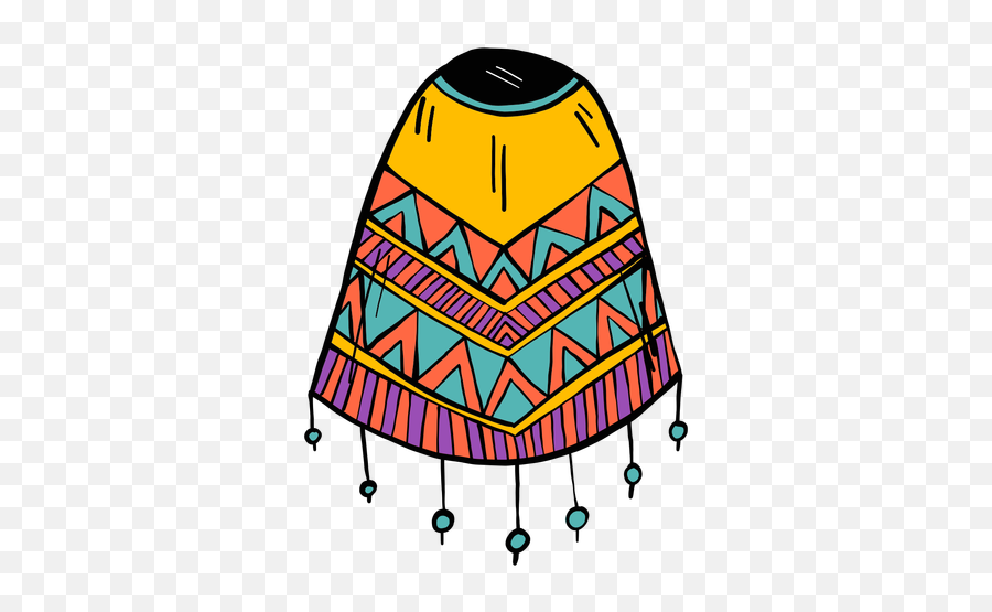 Poncho Fringe Color Colour Sketch - Poncho Png,Poncho Png