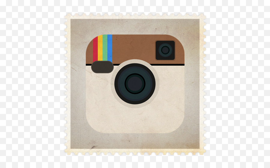 Vintage Instagram Icon Png Transparent - Instagram Vintage Social Media Icons,Icono Instagram Png