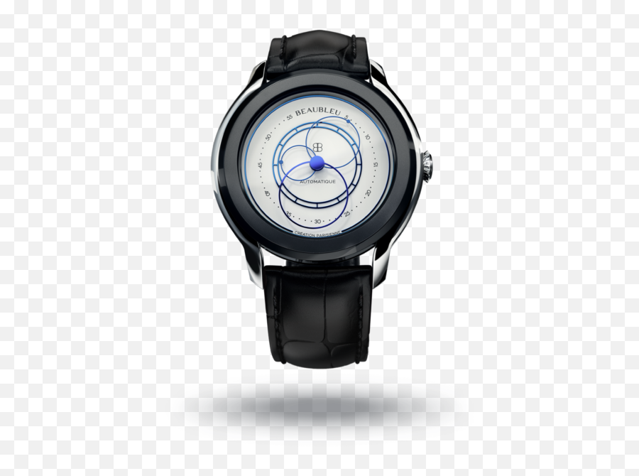 Alabaster White Intrepide Automatic Watch - Beaubleu Paris Beau Bleu Montre Png,Watch Hands Png