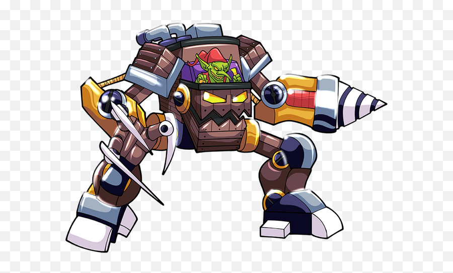 The Monster And Gigantic War Machine U2014 Steemit - Goblin In A Mech Png,War Machine Png