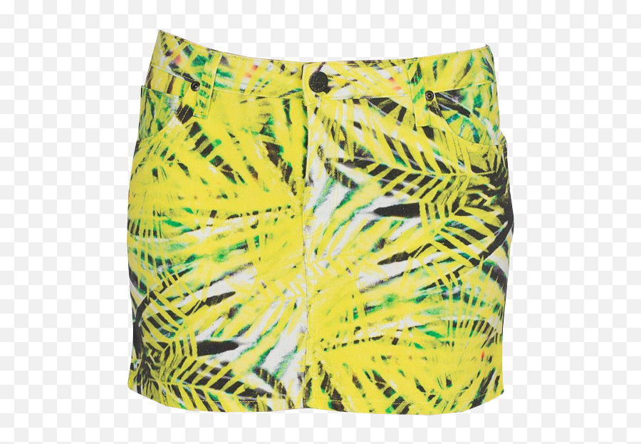 Mini Skirt Yellow Design Clothing Image - Transparent Background Yellow Skirt Png,Summer Transparent Background