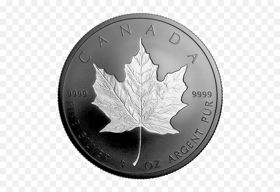 Rhodium - Canada Maple Leaf Silver Coin 2020 Incuse 3oz Png,Canadian Leaf Png