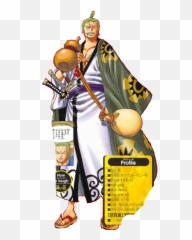 Roronoa Zoro - Wano 1 One Piece Vivre Card Zoro Png,Zoro Png