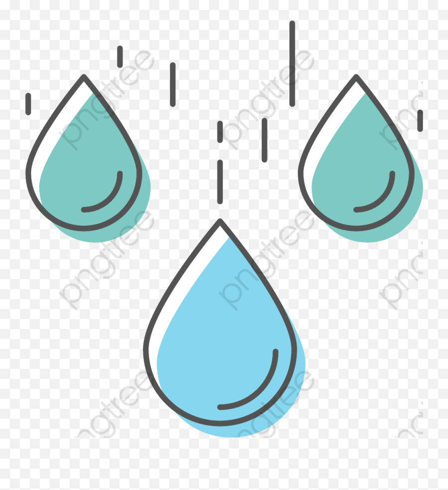 Water Droplet Clipart Scared Png Transparent
