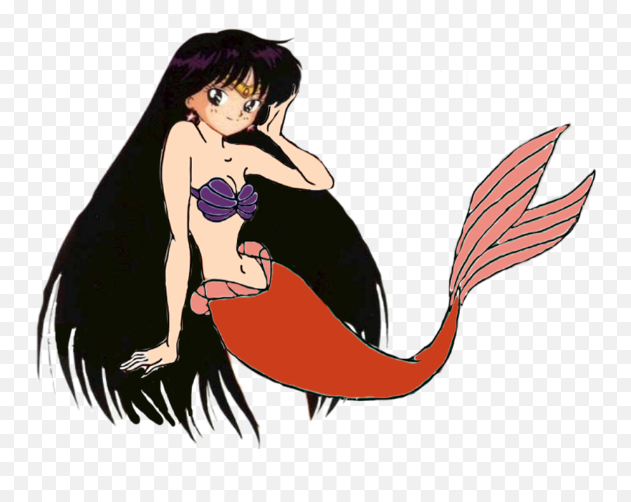 Download Mermaid Sailor Mars - Sailor Moon Rei Mermaid Jenny Brown From Phineas And Ferb Png,Sailor Mars Transparent