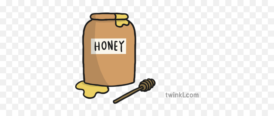Honey Pot Illustration - Honey Twinkl Png,Honey Pot Png