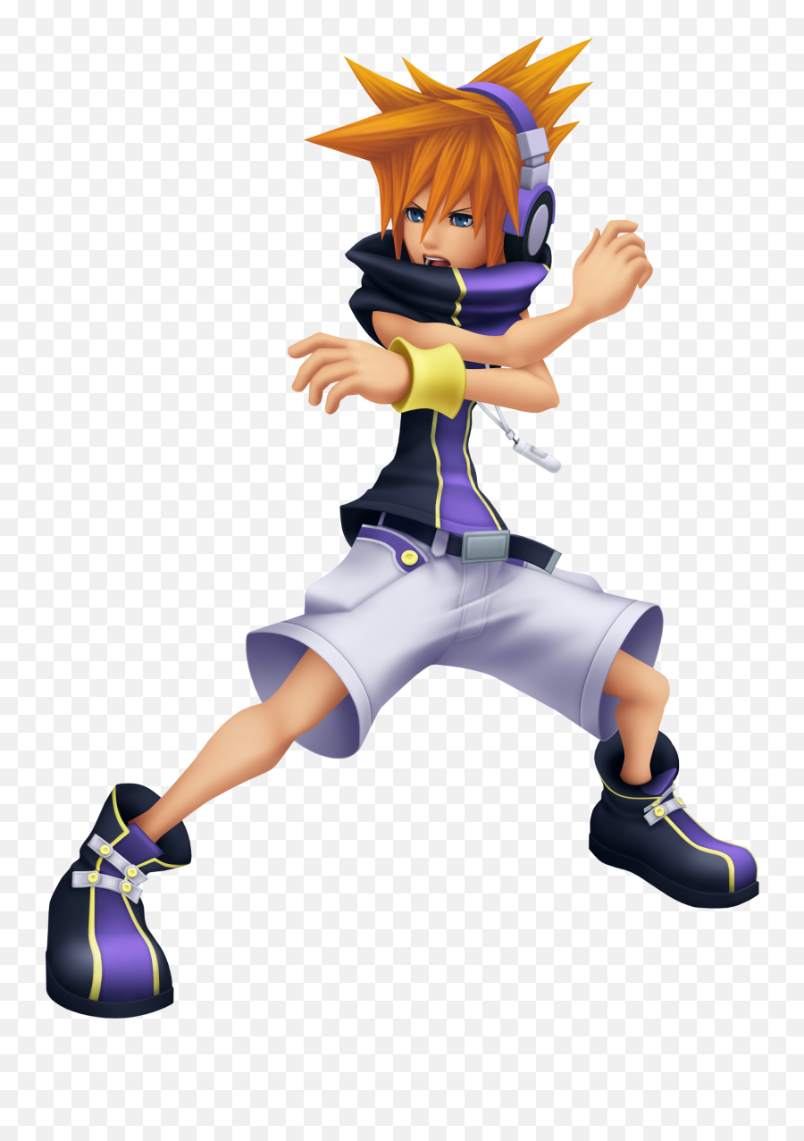 Neku Sakuraba - Kingdom Hearts Dream Drop Distance Characters Png,The World Ends With You Logo