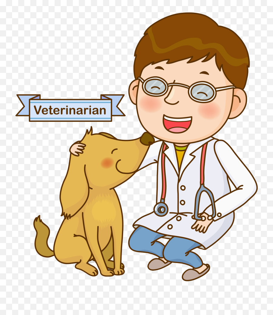Graphic Library Download Dog Clip Art Cute Vet Transprent - Vet Clipart Png,Veterinarian Png