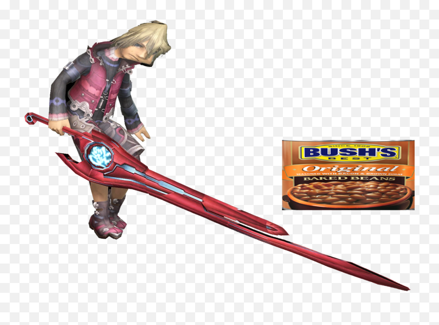 Shulk Uses The Monado As A Can Opener - Monado Xenoblade Png,Shulk Png