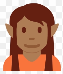Elf Emoji Clipart - Elf Png Emoji,Elf Ear Png