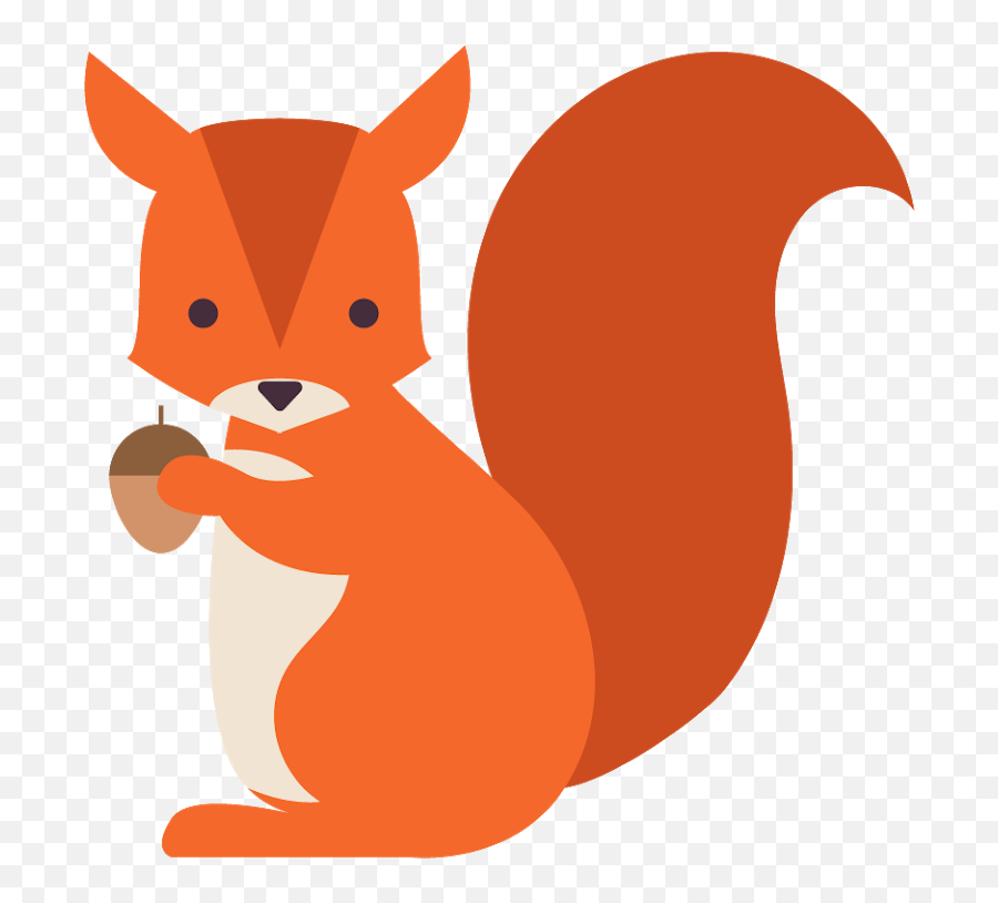 Cute Fox Png - Cute Fox Vector Squirrel Minimalist Png Squirrel Illustration,Minimalist Png