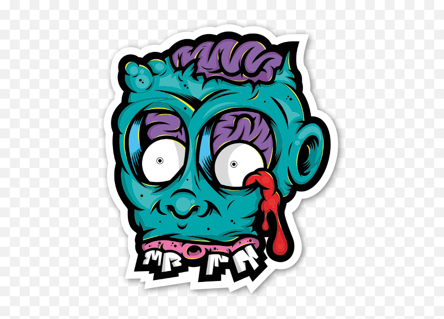 Zombie Sticker Png Transparent Cartoon - Jingfm Zombie Sticker Png,Png Stickers