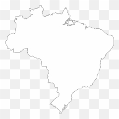 Contorno Do Mapa Brasil - Fazer O png