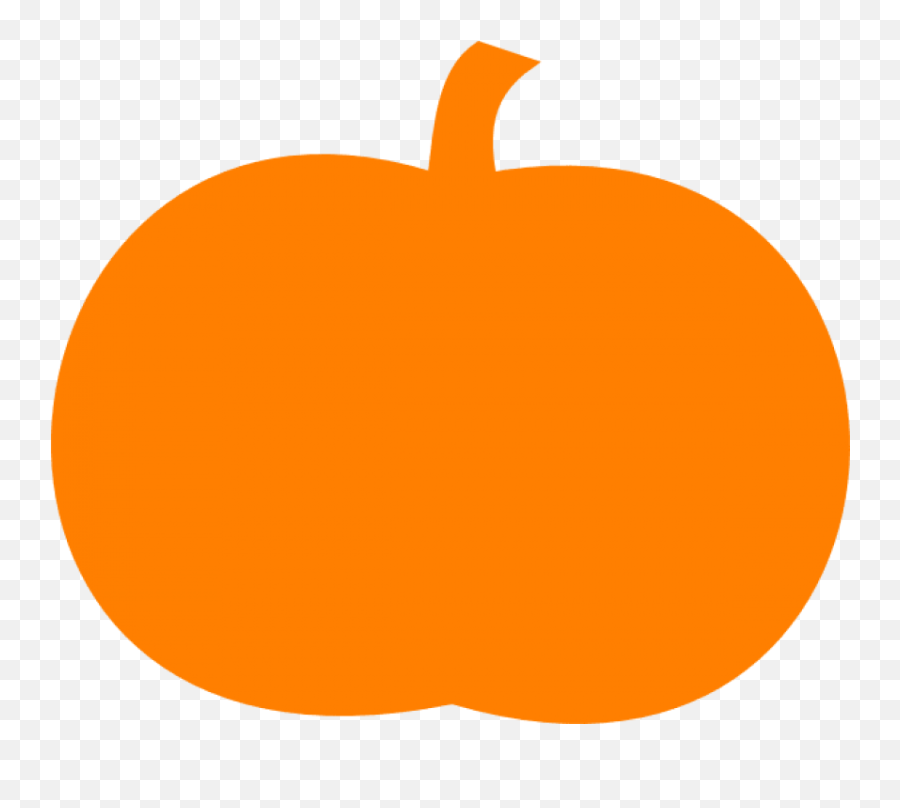 Solid Pumpkin Clipart Png Image - Clipart Orange Pumpkin,Pumpkin Clipart Png