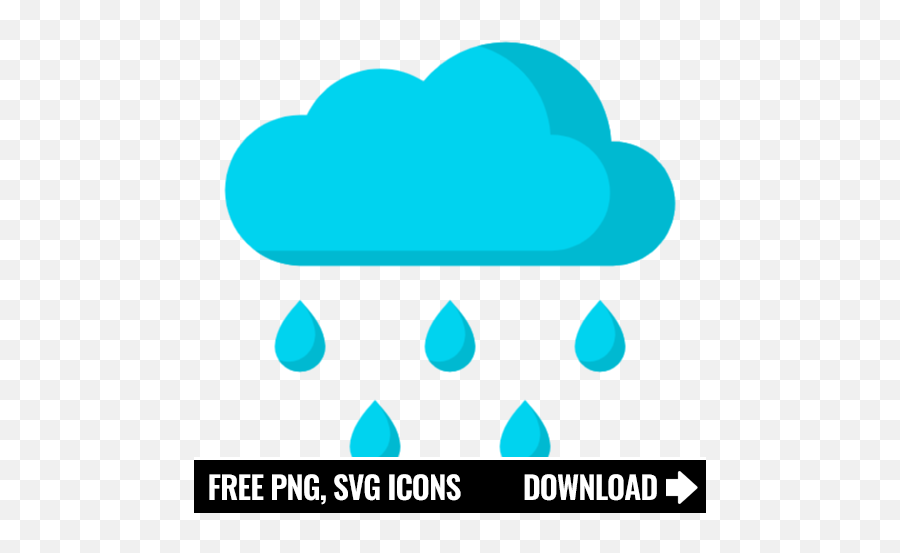 Free Rain Cloud Icon Symbol Download In Png Svg Format - Motorcycle Delivery Icon Png,Rain Cloud Icon Png