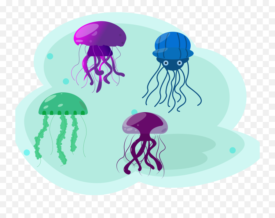Dribbble - Jellyfishpng By Andra Secelean Illustration,Transparent Jellyfish
