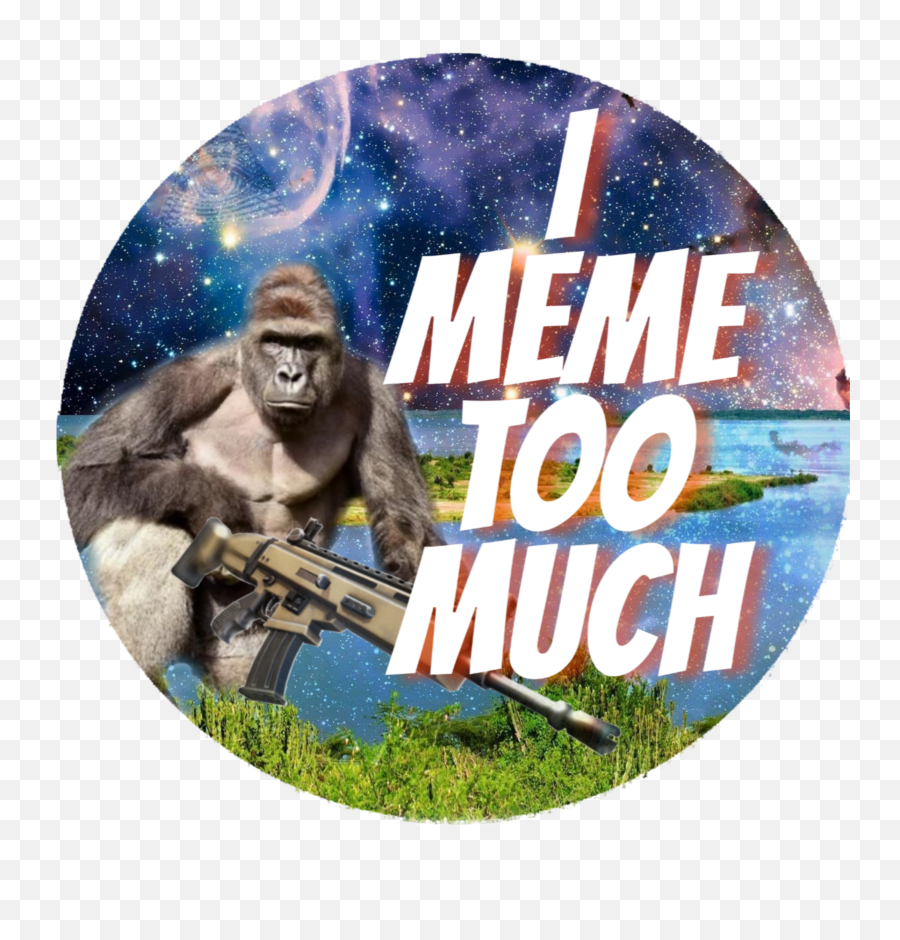 Made A Harambe Version Because Iu0027m Bored Freetoedit - Macaque Png,Harambe Transparent