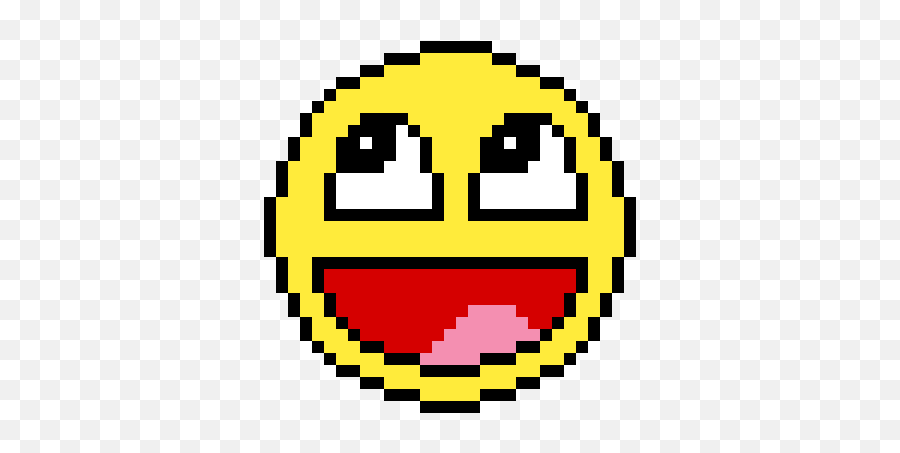 Pixilart - Epic Face By Ivyameninarapos Simple Pixel Art Emoji Png,Epic Face Transparent