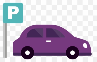 Download Hd Airport Parking - Car Flat Icon Transparent Png