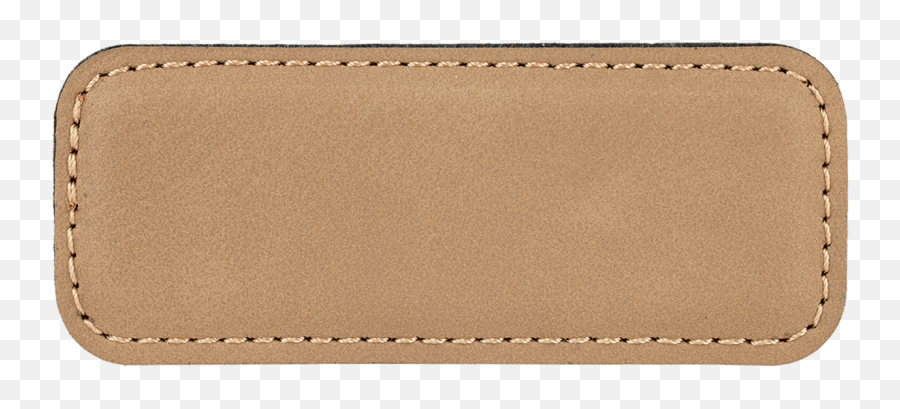 3 14 X 1 Light Brown Laserable Leatherette Badge Blank With Magnet - Solid Png,Tc Icon 243