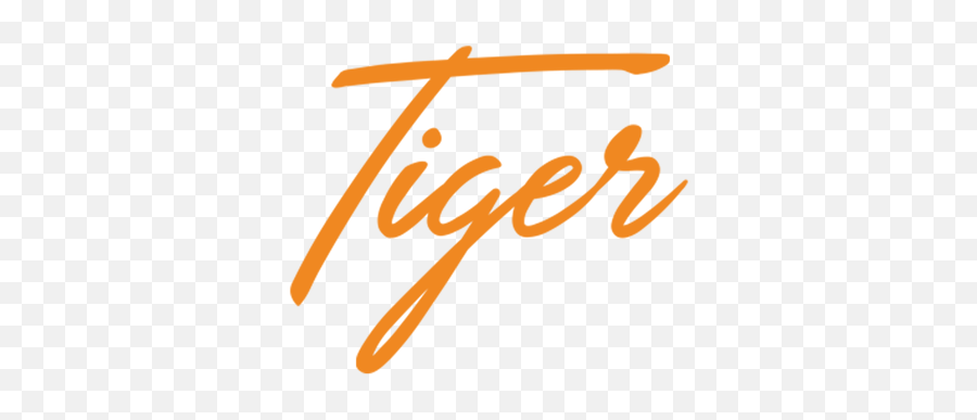 Contact - Calligraphy Png,Tiger Logo Png