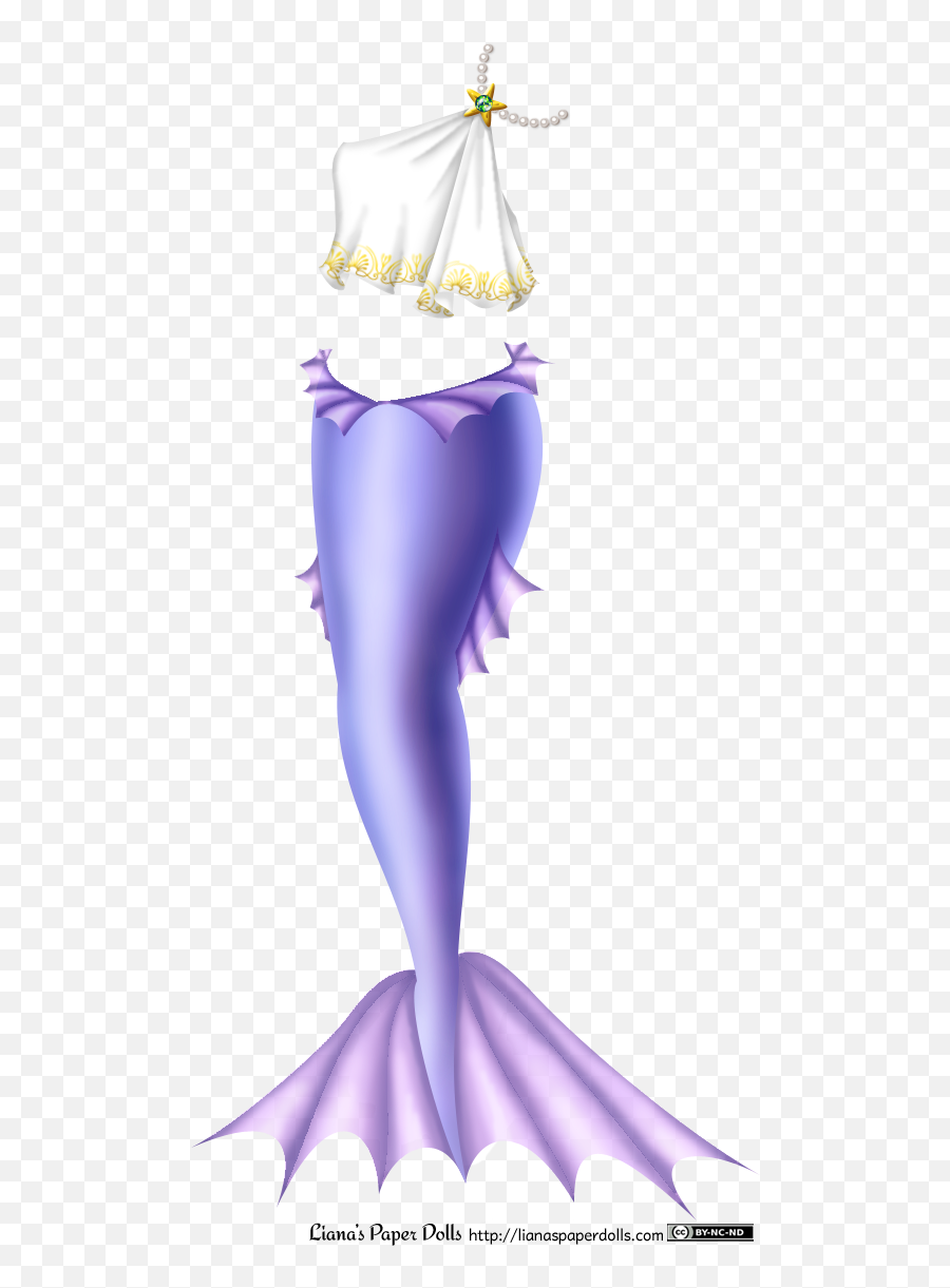Download A Bluish - Mermaid Tail Drawing Purple Png,Mermaid Tail Png
