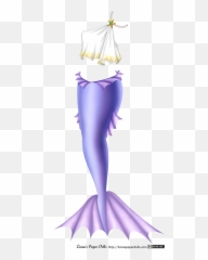 Download A Bluish - Mermaid Tail Drawing Purple png