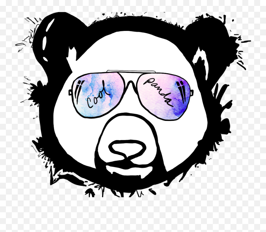 Cool Panda Logo By Vanessa Nicole Ortiz - Cool Panda Logo Png,Cool Transparent Designs